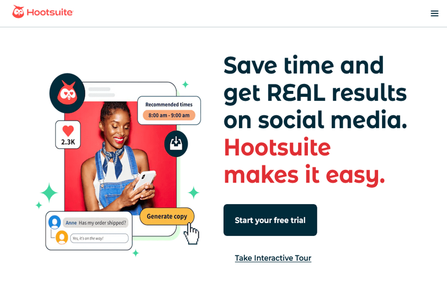 a woman looking at er phone and lots of notifications are around her